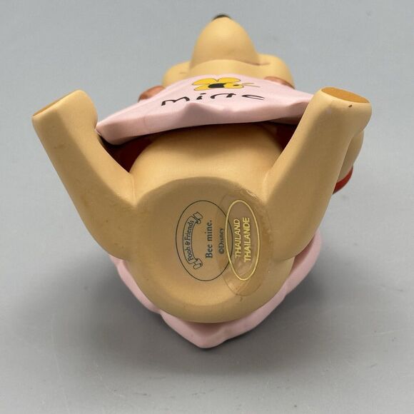 Vintage Disney Pooh and Friends Winnie the Pooh Be Mine Figurine Valentines - Picture 7 of 11